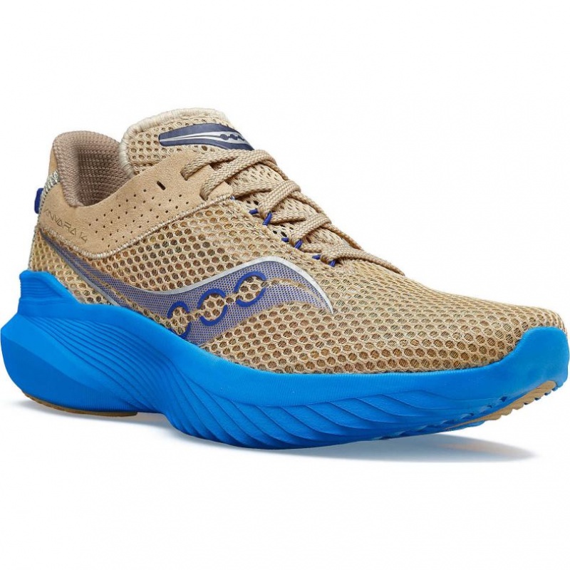 Saucony Kinvara 14 Women's Running Shoes Beige / Blue | CANADA PYWZRMA