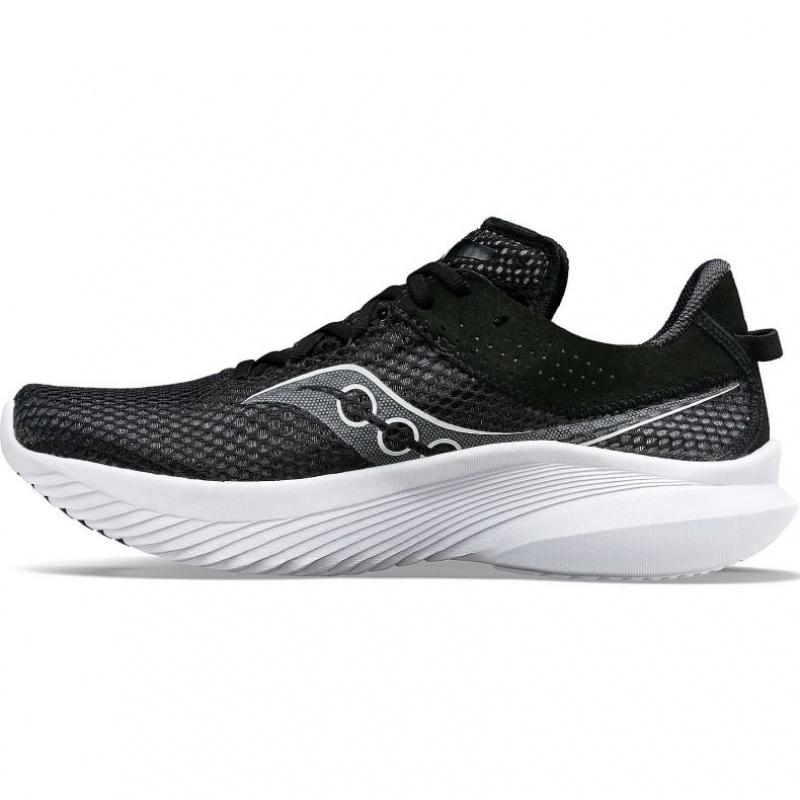 Saucony Kinvara 14 Women's Running Shoes Black / White | CANADA FSOMRJC