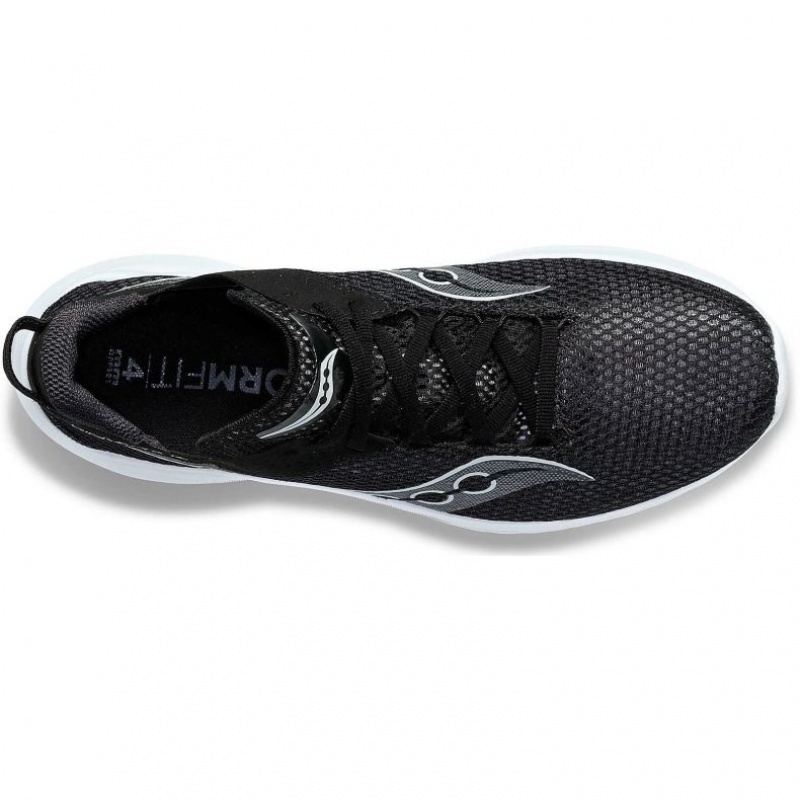 Saucony Kinvara 14 Women's Running Shoes Black / White | CANADA FSOMRJC