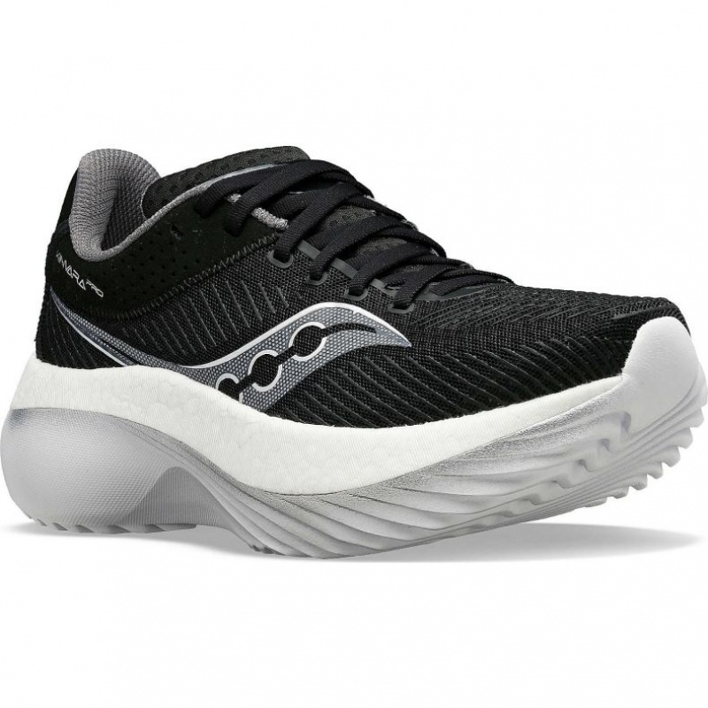 Saucony Kinvara Pro Men's Running Shoes Black / White | CANADA MULZCEF