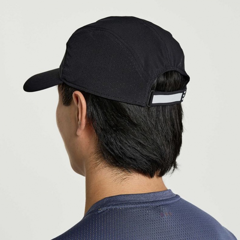 Saucony Outpace Men's Hat Black | CANADA NIZLRSA