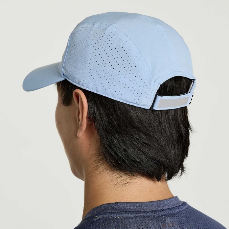 Saucony Outpace Men's Hat Blue | CANADA VOLFCTK