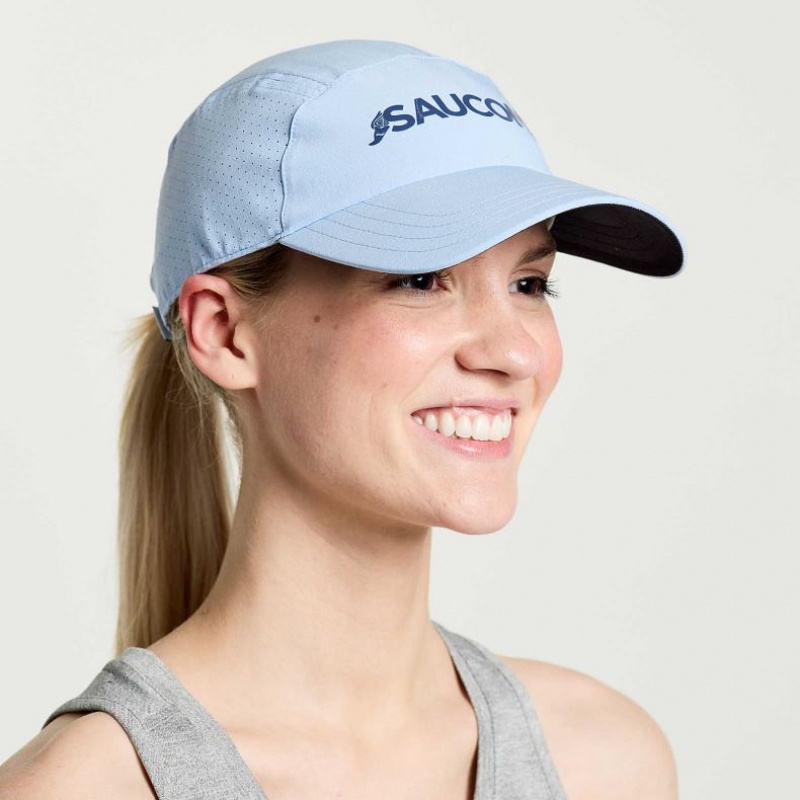 Saucony Outpace Women\'s Hat Blue | CANADA QEWVPHT