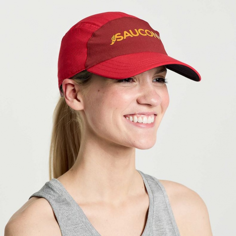 Saucony Outpace Women\'s Hat Red | CANADA HMOWVDT