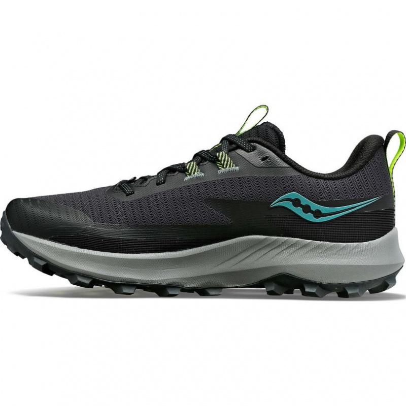 Saucony Peregrine 13 Men's Trail Running Shoes Black | CANADA QTYGMKU