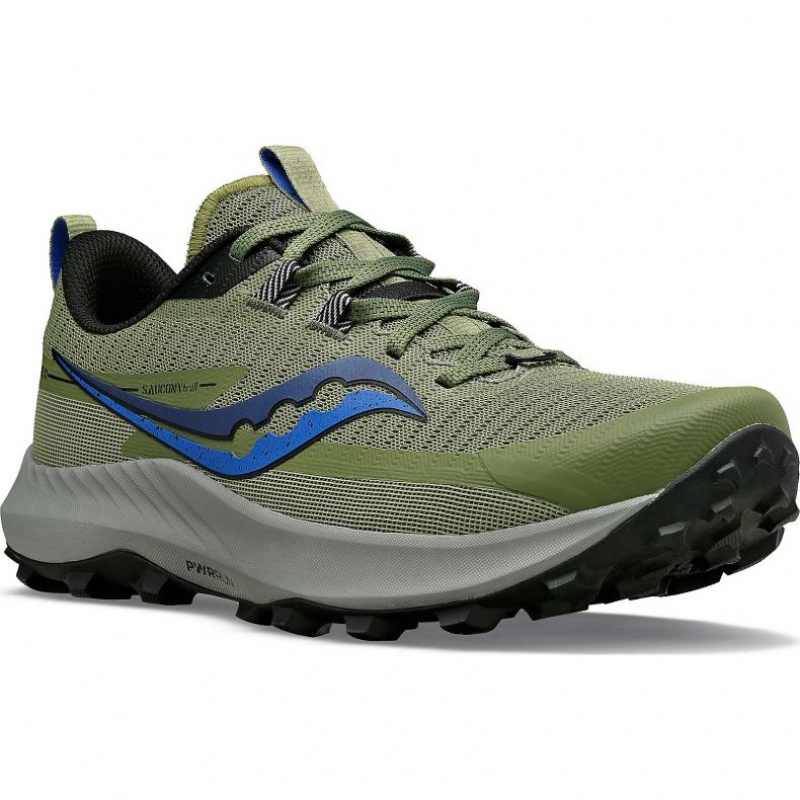 Saucony Peregrine 13 Men's Trail Running Shoes Olive | CANADA KSTIFHZ