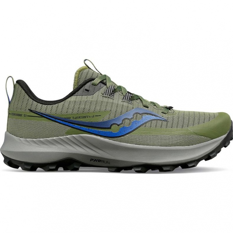 Saucony Peregrine 13 Men\'s Trail Running Shoes Olive | CANADA KSTIFHZ