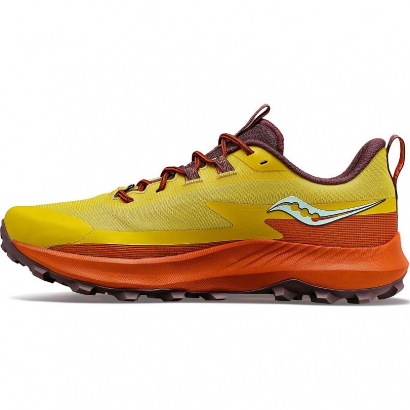 Saucony Peregrine 13 Men's Trail Running Shoes Yellow / Orange | CANADA ANZKXIY