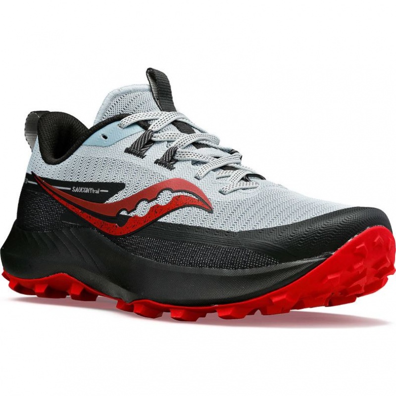 Saucony Peregrine 13 Men's Trail Running Shoes White / Black | CANADA SZQUPCE