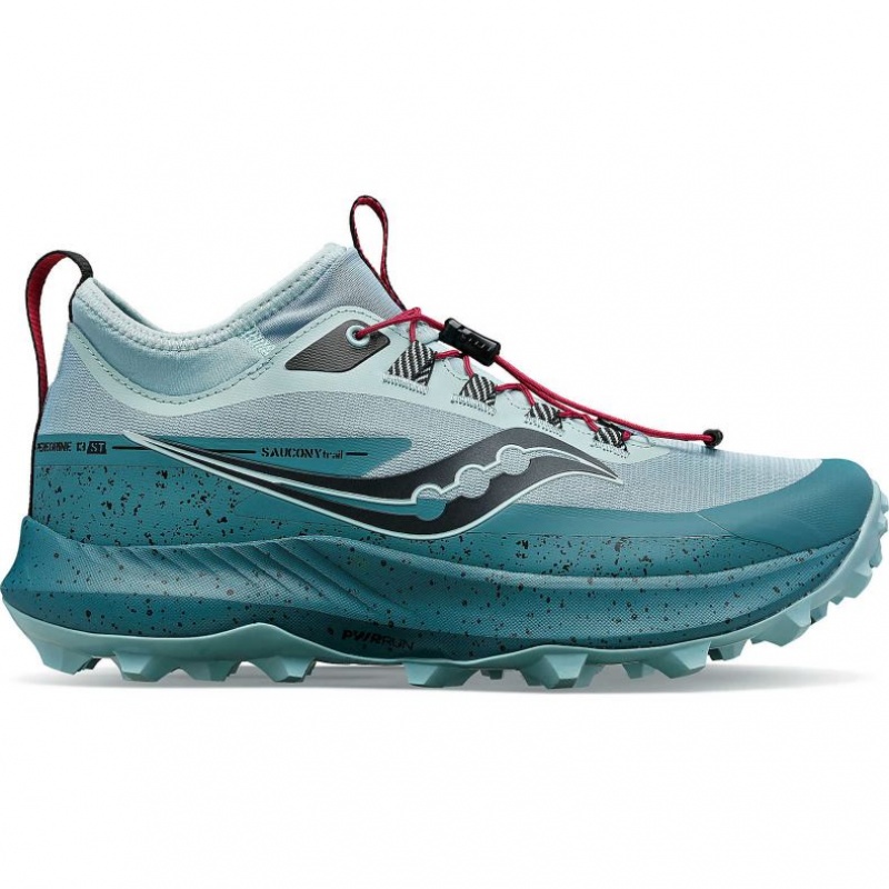 Saucony Peregrine 13 ST Women\'s Trail Running Shoes Turquoise | CANADA PHLFMXE