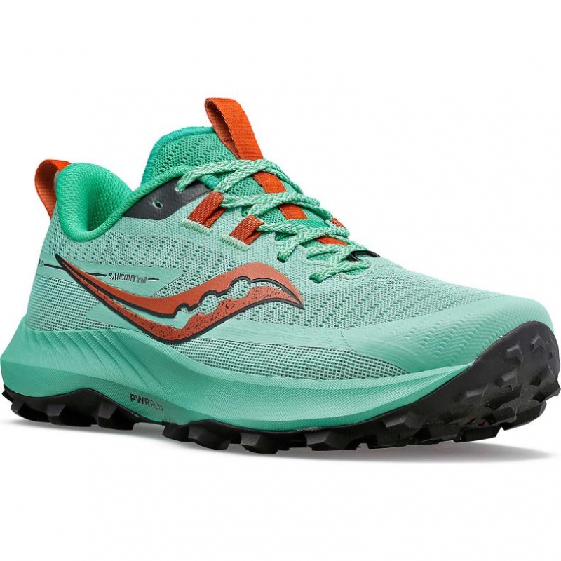 Saucony Peregrine 13 Women's Trail Running Shoes Turquoise | CANADA PFGBKMX