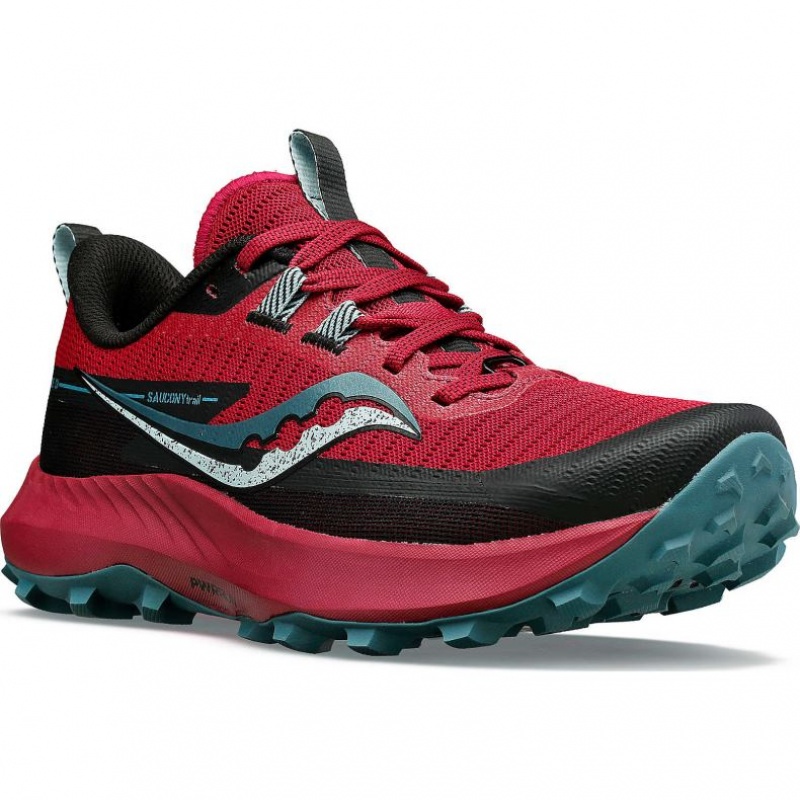 Saucony Peregrine 13 Women's Trail Running Shoes Red | CANADA AMOWLVI