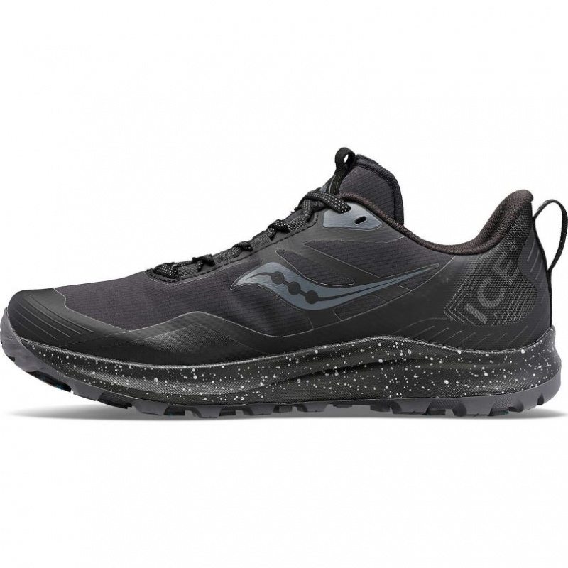 Saucony Peregrine ICE+ 3 Men's Running Shoes Black | CANADA AMPIZVB