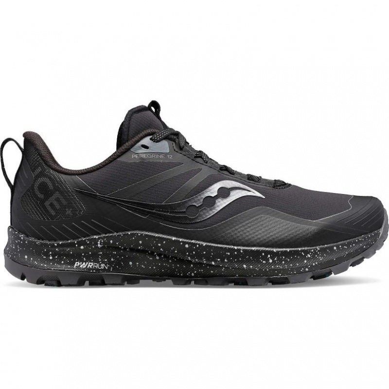 Saucony Peregrine ICE+ 3 Men\'s Running Shoes Black | CANADA AMPIZVB