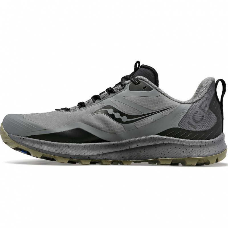 Saucony Peregrine ICE+ 3 Men's Trail Running Shoes Grey | CANADA BLVNIMH