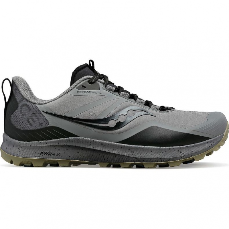 Saucony Peregrine ICE+ 3 Men\'s Trail Running Shoes Grey | CANADA BLVNIMH