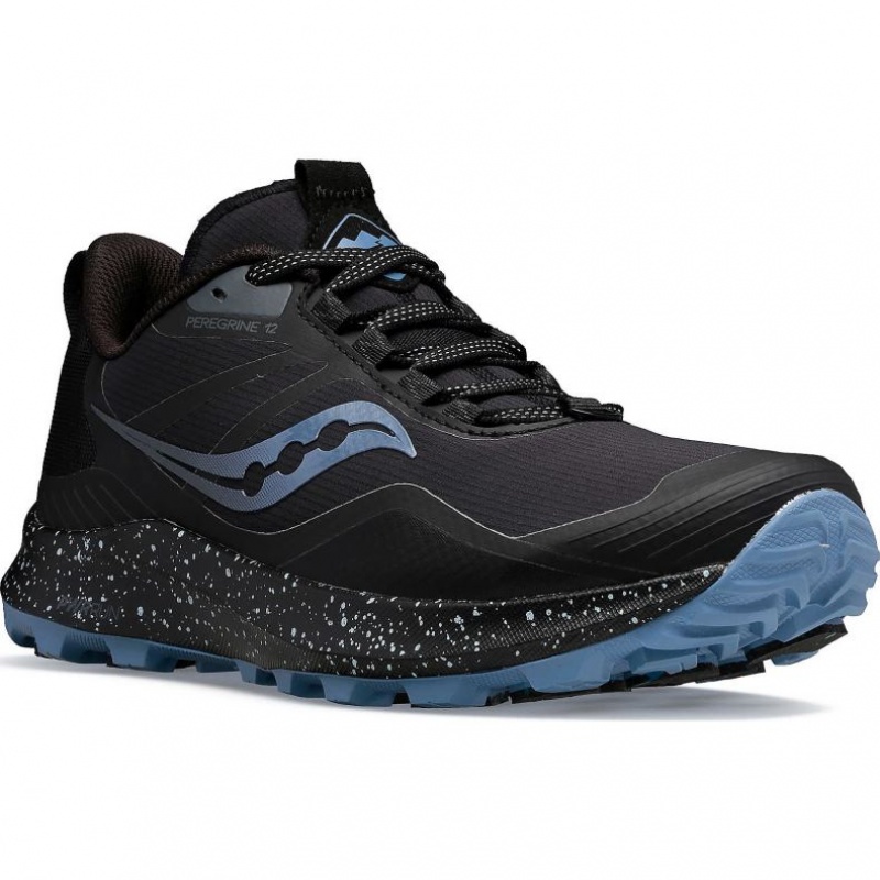 Saucony Peregrine ICE+ 3 Women's Trail Running Shoes Black | CANADA ULWQNGY