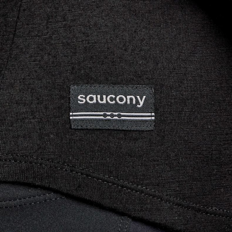 Saucony Peregrine Merino Long Sleeve Women's T-Shirt Black | CANADA IDNOJQH