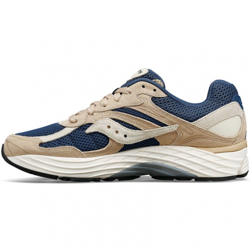 Saucony ProGrid Omni 9 Premium Men's Sneakers Beige / Blue | CANADA OSFQGVE