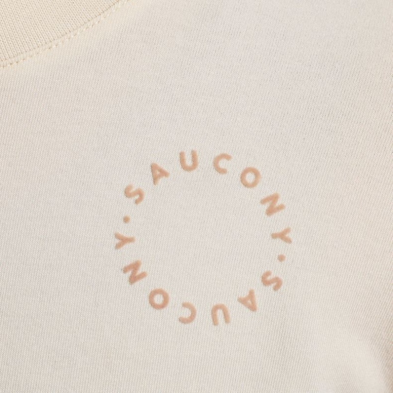 Saucony Recovery Boxy Women's T-Shirt White | CANADA AXHGQNS