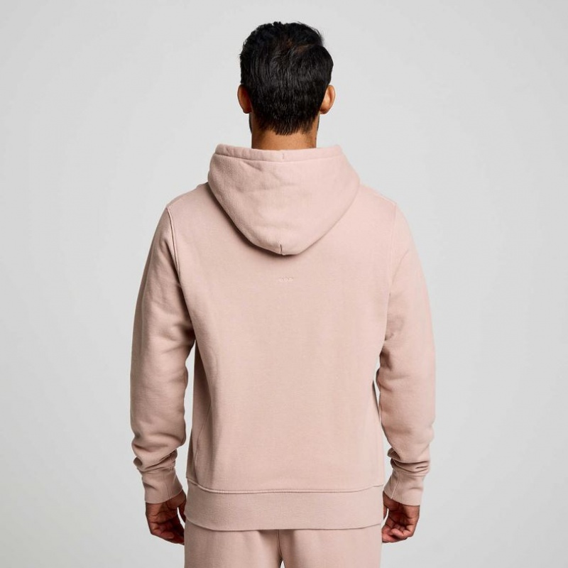 Saucony Recovery Men's Hoodie Pink | CANADA DUFAOHJ