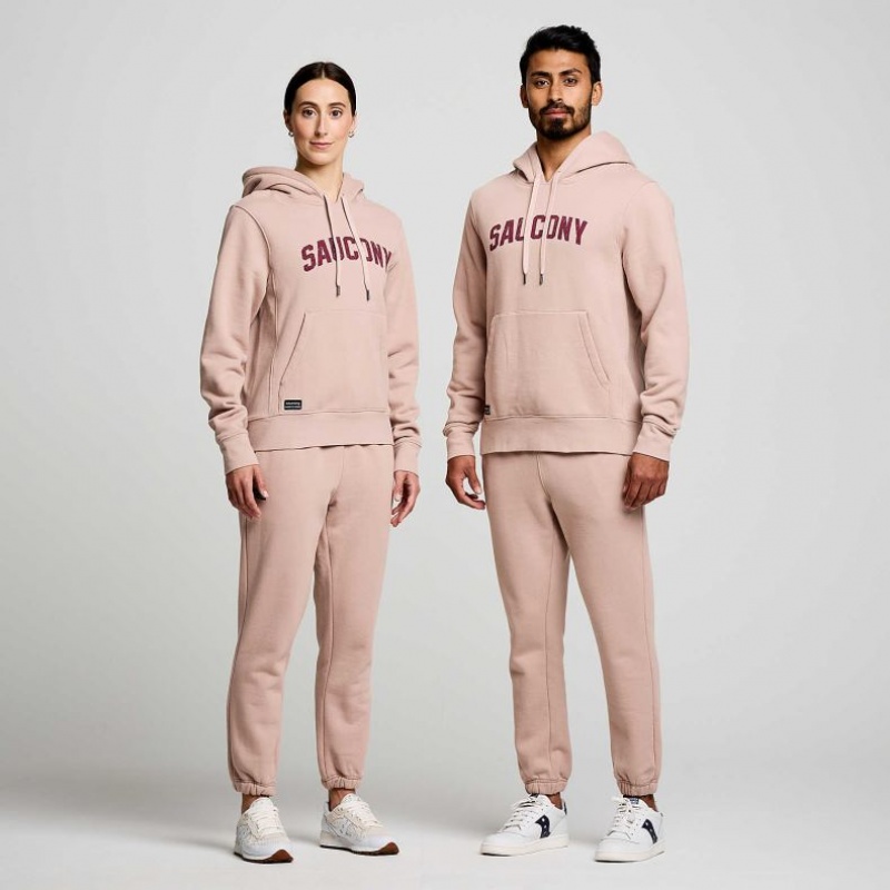 Saucony Recovery Men's Hoodie Pink | CANADA DUFAOHJ