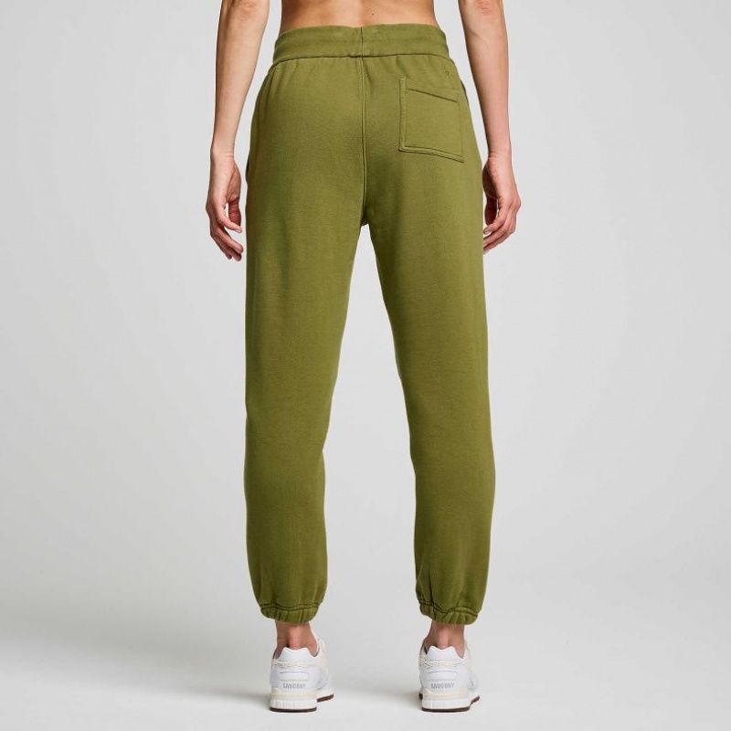 Saucony Recovery Men's Jogger Olive | CANADA NKMDUFQ