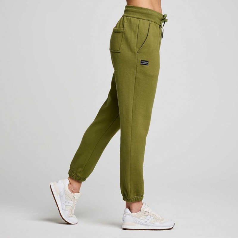 Saucony Recovery Women's Jogger Olive | CANADA XWOATLF