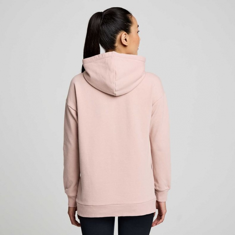 Saucony Recovery Zip Tunic Women's Hoodie Pink | CANADA PGWJCFH