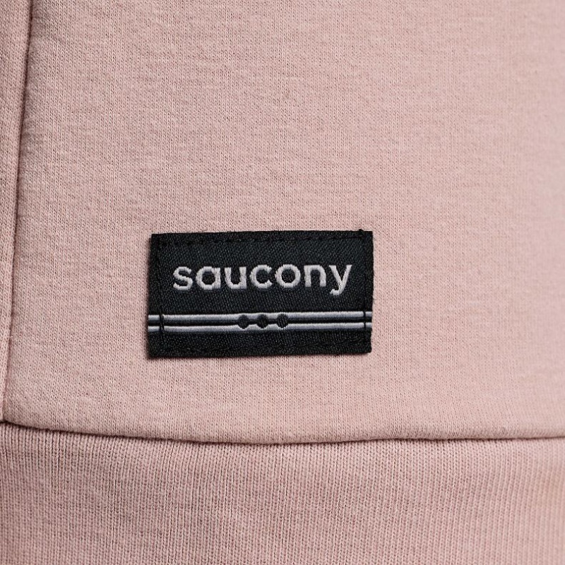 Saucony Recovery Zip Tunic Women's Hoodie Pink | CANADA PGWJCFH