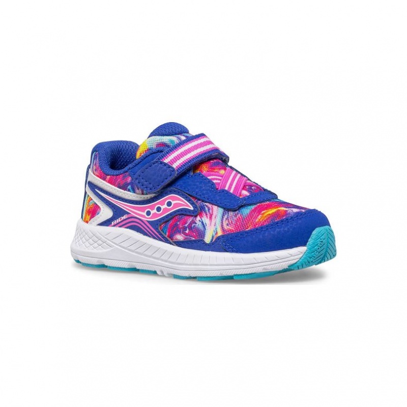 Saucony Ride 10 Jr. Little Kids' Sneakers Blue | CANADA OFHLMIX