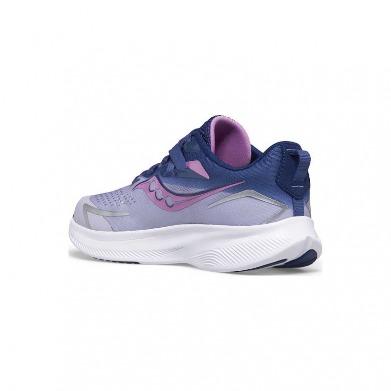 Saucony Ride 15 Big Kids' Sneakers Purple / Indigo | CANADA WPJUTBN