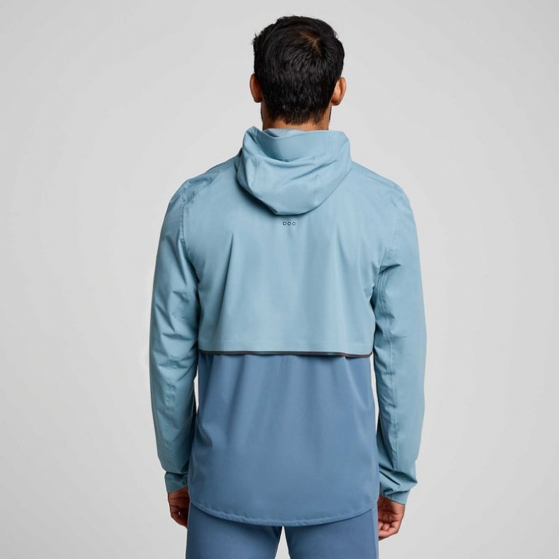 Saucony Runshield Men's Jacket Blue | CANADA IYPNDCV