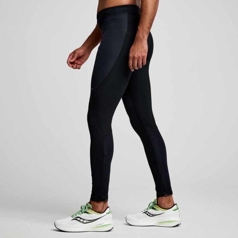 Saucony Runshield Men's Tight Black | CANADA HZGLOQU