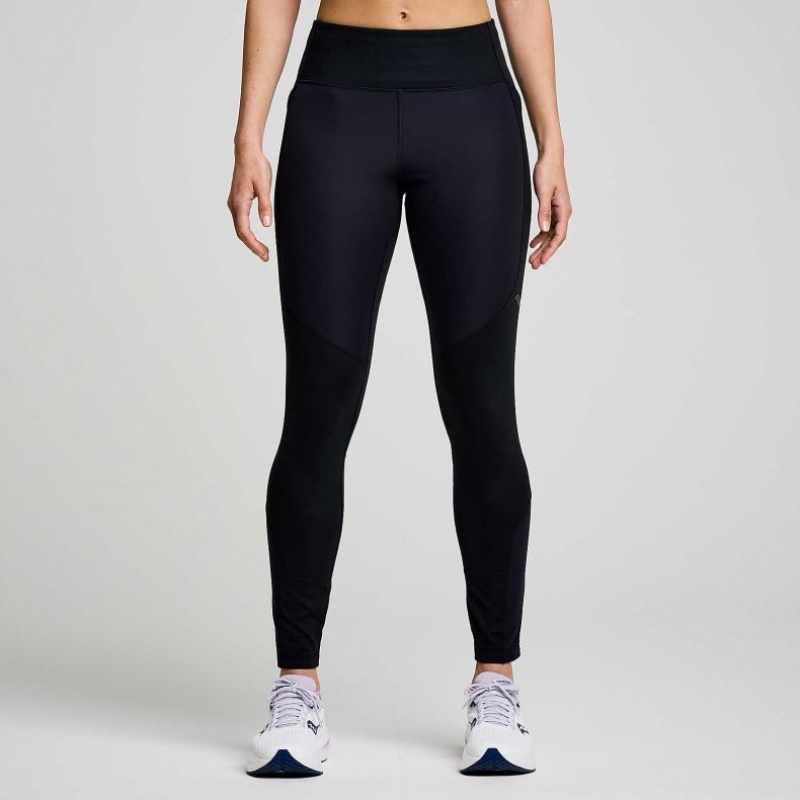 Saucony Runshield Women\'s Tight Black | CANADA FELOZSP