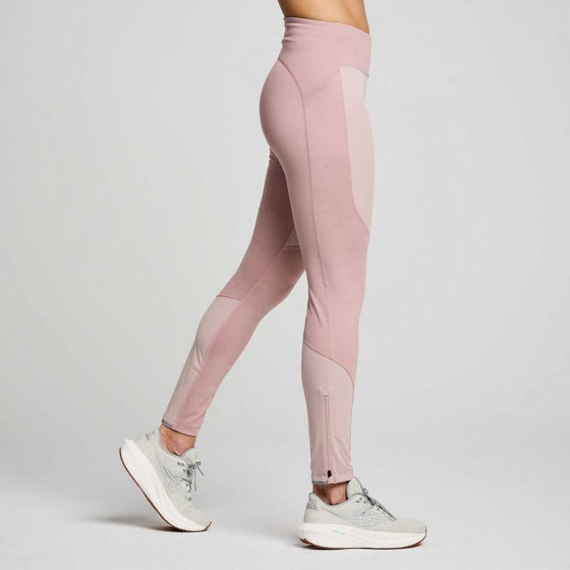 Saucony Runshield Women's Tight Pink | CANADA TLSJEYU