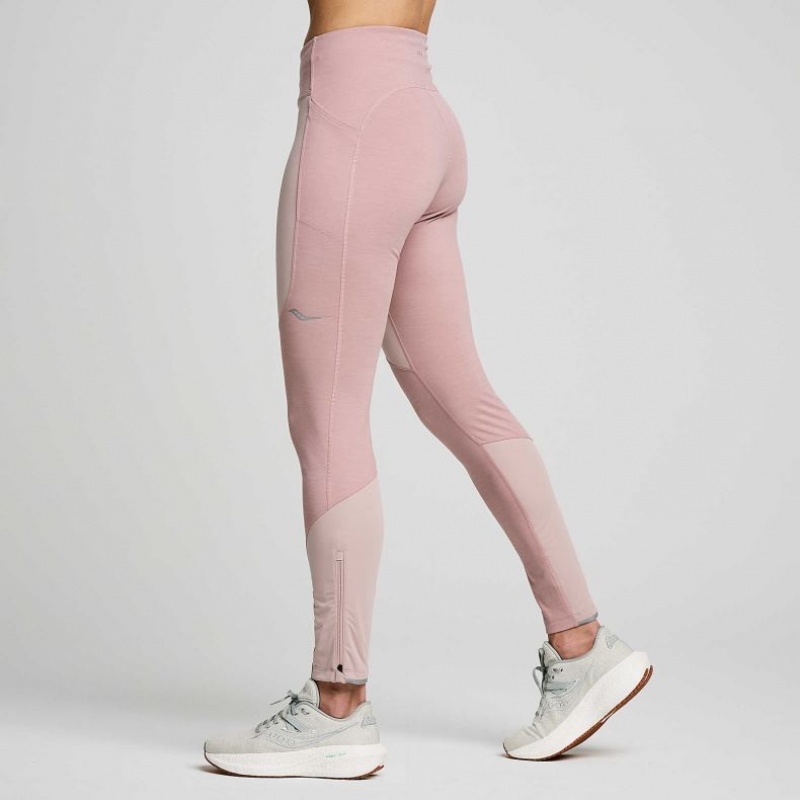 Saucony Runshield Women's Tight Pink | CANADA TLSJEYU