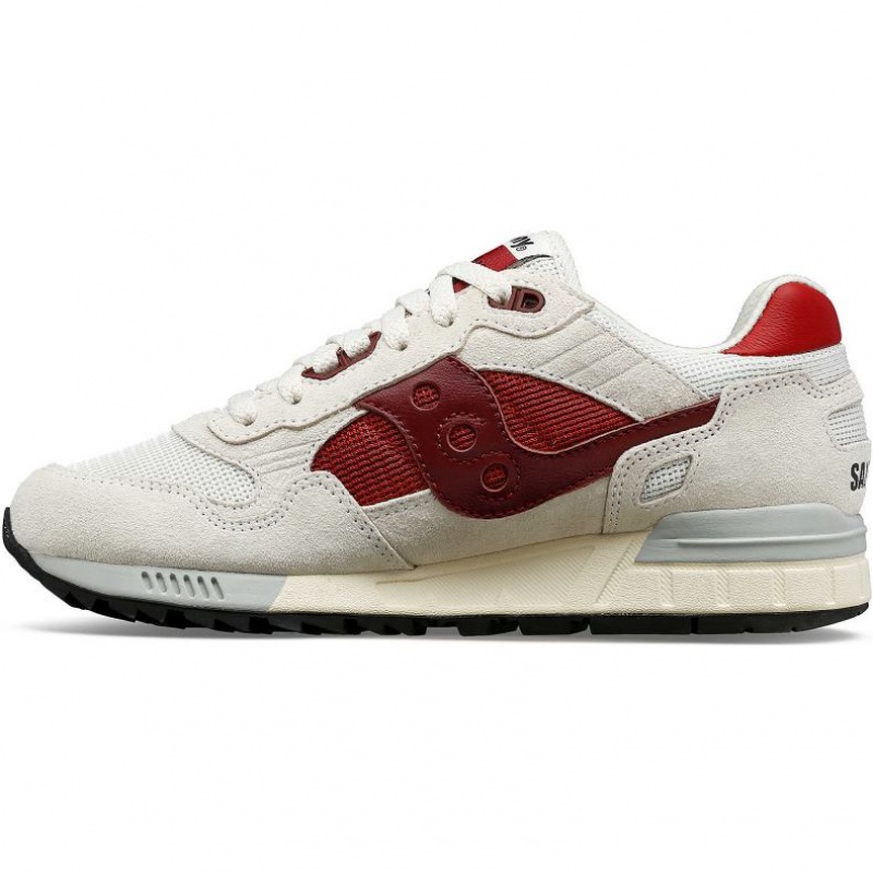 Saucony Shadow 5000 Men's Sneakers White / Red | CANADA DGYBSKQ