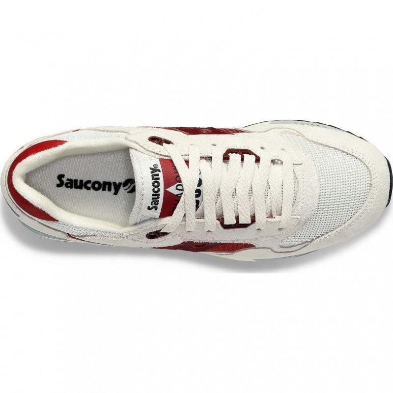 Saucony Shadow 5000 Men's Sneakers White / Red | CANADA DGYBSKQ