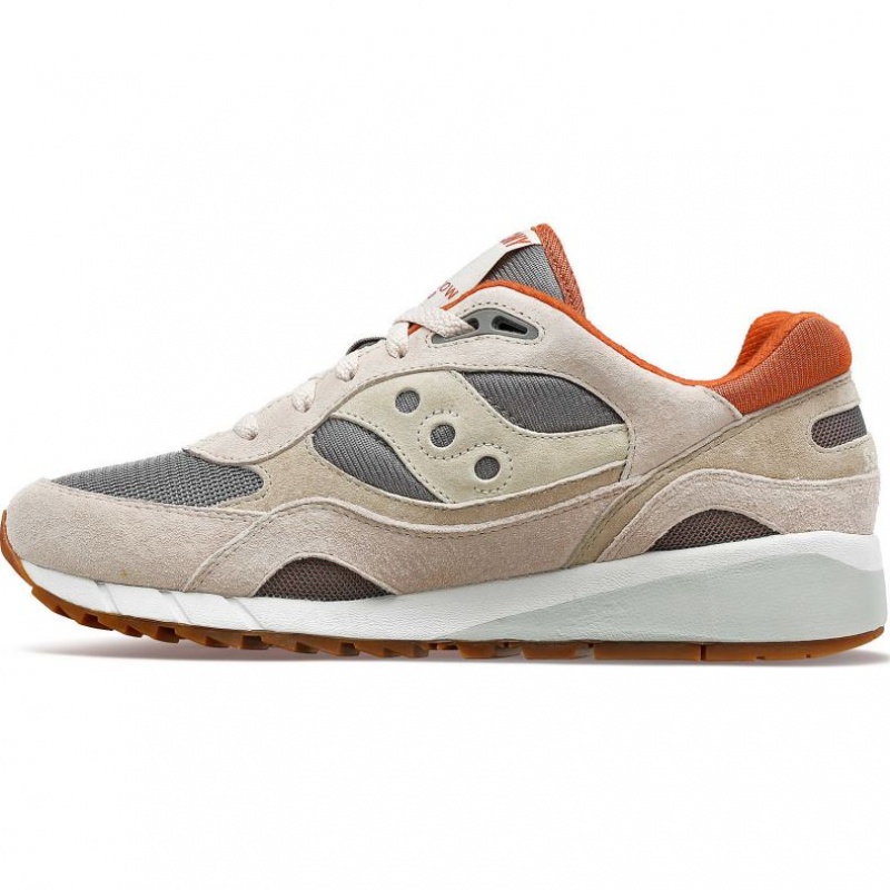 Saucony Shadow 6000 Men's Sneakers Beige / Grey | CANADA NGUSEFQ