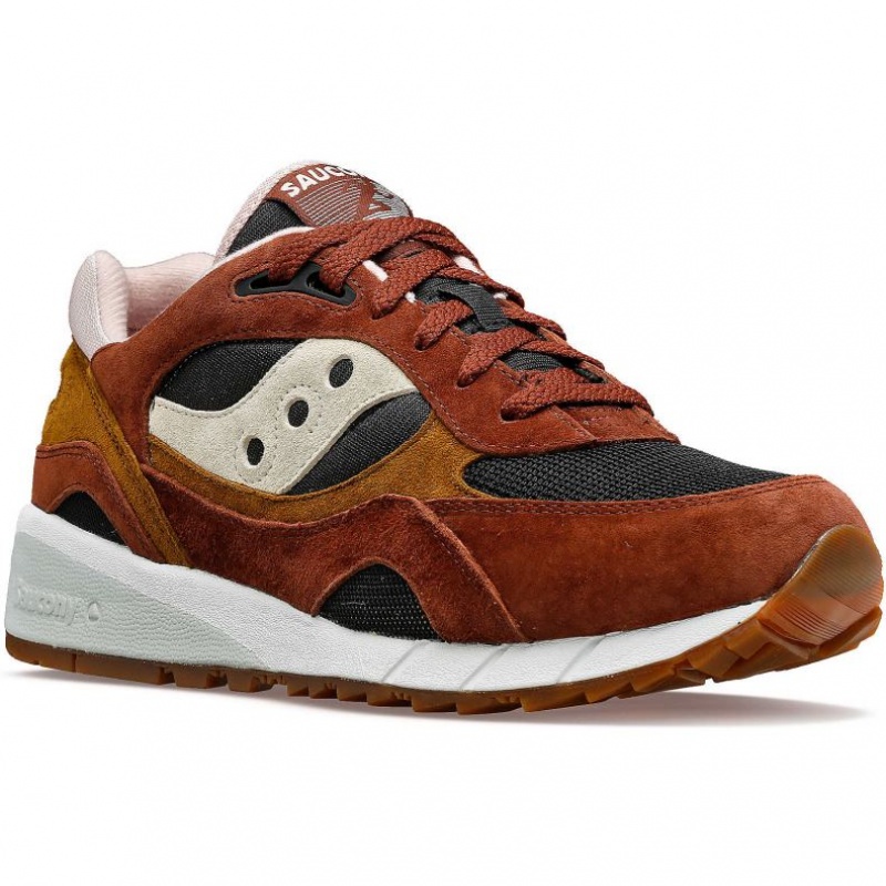 Saucony Shadow 6000 Men's Sneakers Brown / Black | CANADA ALIWCME