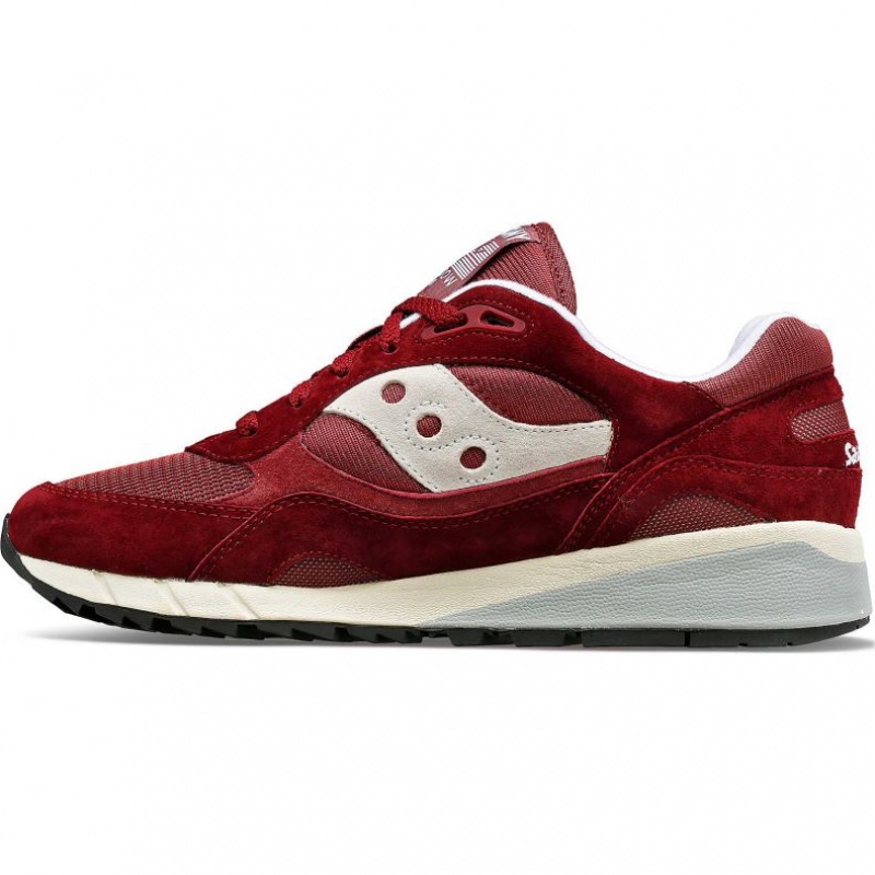 Saucony Shadow 6000 Men's Sneakers Burgundy | CANADA XHMORPG