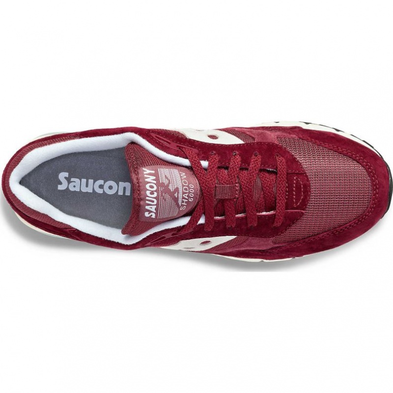 Saucony Shadow 6000 Men's Sneakers Burgundy | CANADA XHMORPG