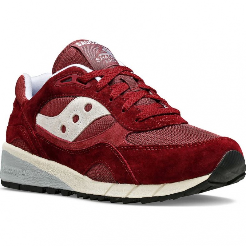 Saucony Shadow 6000 Men's Sneakers Burgundy | CANADA XHMORPG