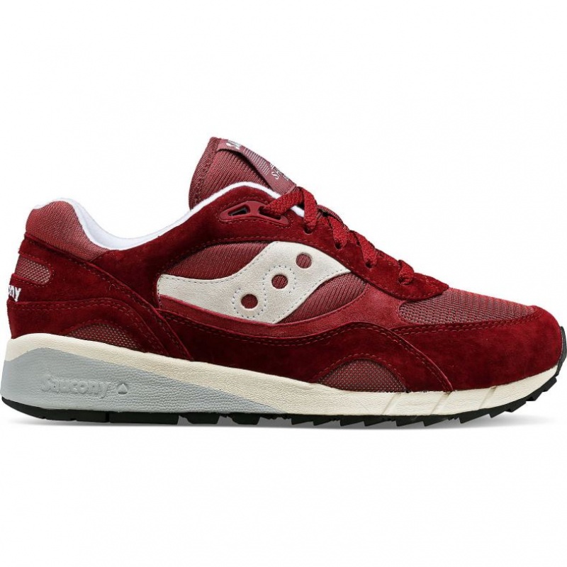 Saucony Shadow 6000 Men\'s Sneakers Burgundy | CANADA XHMORPG