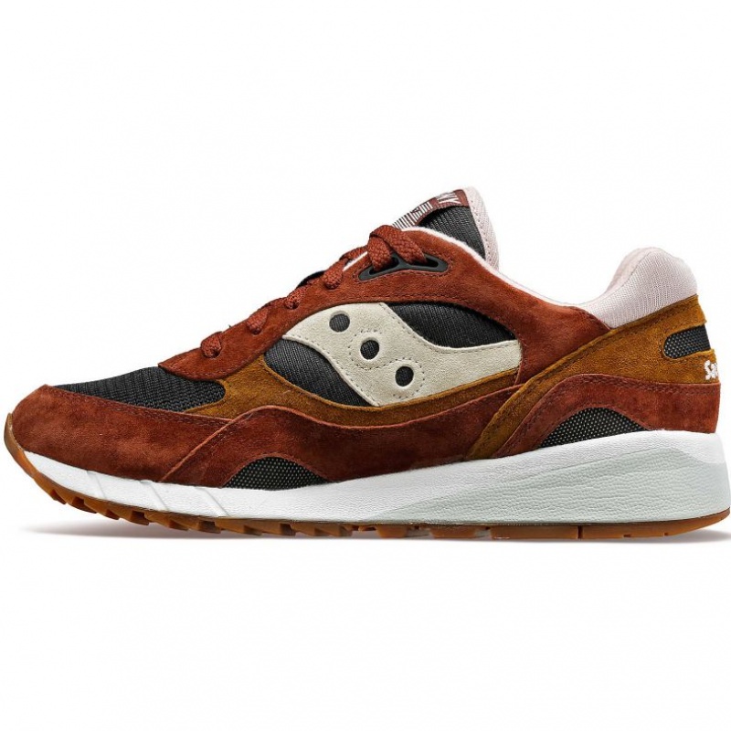 Saucony Shadow 6000 Women's Sneakers Brown / Black | CANADA QOFKYUA