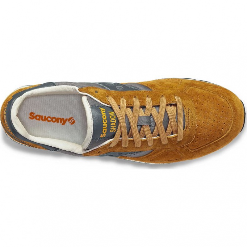 Saucony Shadow Original Premium Men's Sneakers Brown / Grey | CANADA GBPSMNT