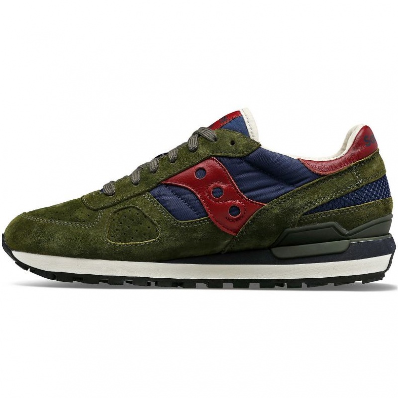 Saucony Shadow Original Premium Women's Sneakers Olive / Navy | CANADA JUDMICR