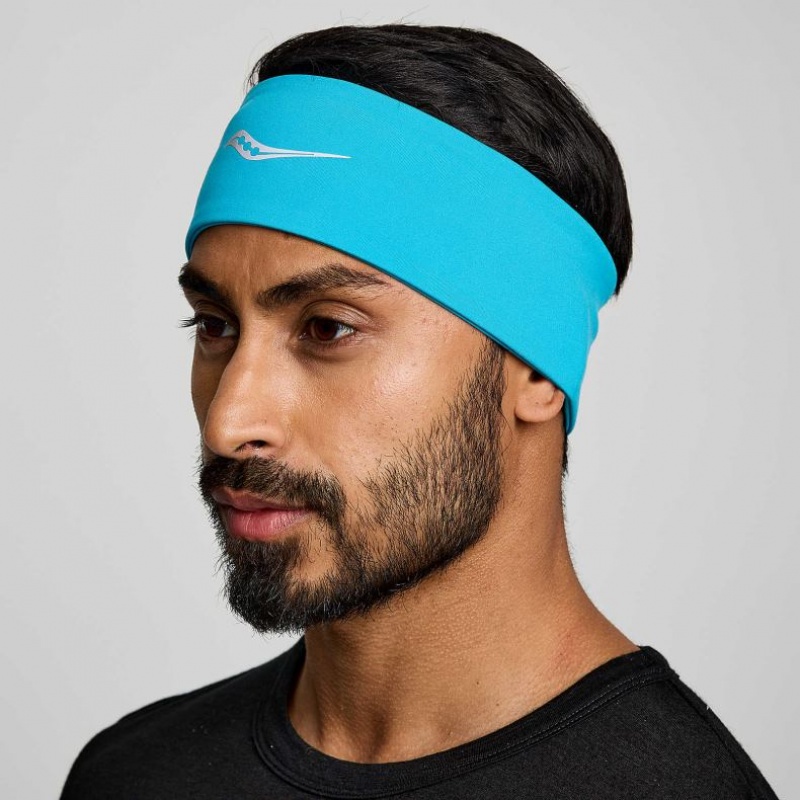 Saucony Solstice Men\'s Headband Turquoise | CANADA KRFEOWB