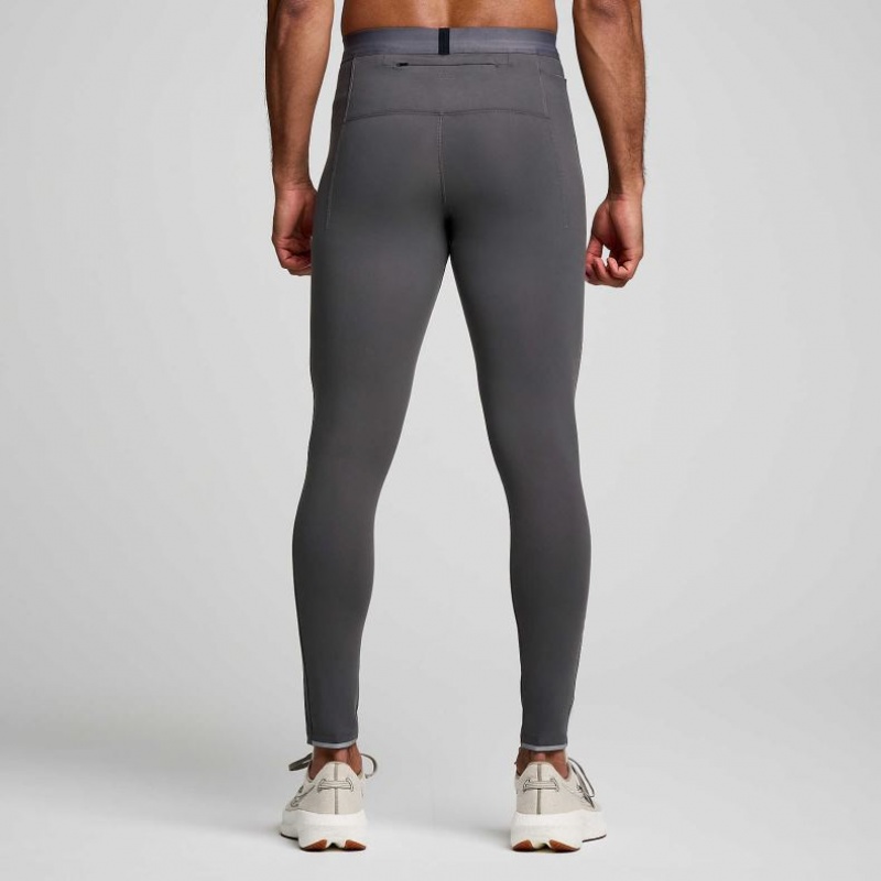 Saucony Solstice Men's Tight Grey | CANADA KCQIRWU